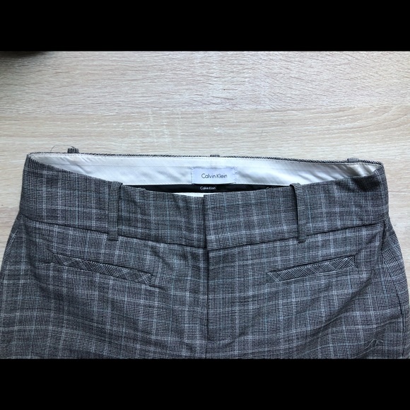 B&W Calvin Klein plaid pants - Picture 2 of 3